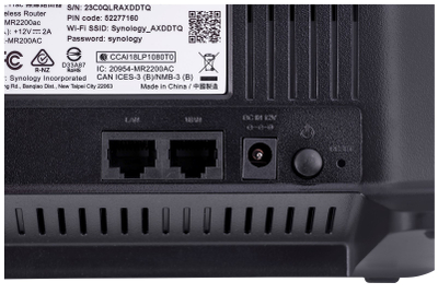 Router mesh Synology MR2200ac, tri-band, AC2200, i zi