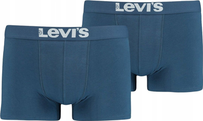 Машки боксери Levi's 37149-0405, сет 2 парчиња, памук, сини