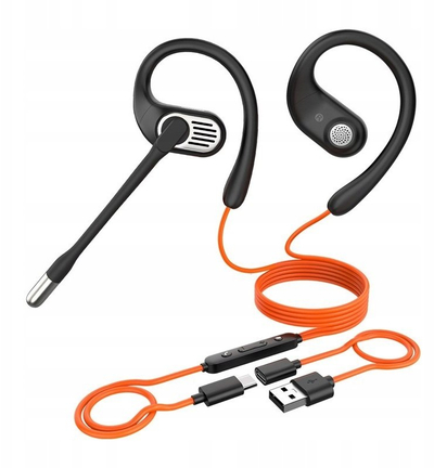 Kufje me tela Oneodio OpenRock Link 10, open ear, USB C, të zeza