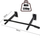Shirit tërheqës muri Enero Fit Wall Bar 1017082, gjerësi 94 cm, mban der’ në 120 kg, i zi