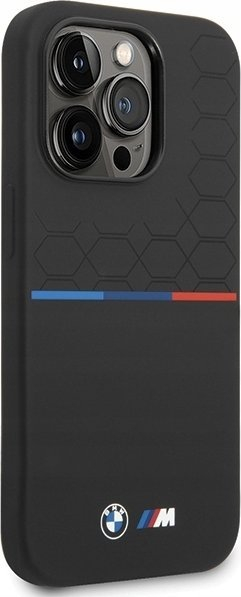Mbrojtëse telefoni BMW BMHCP15X22SMPK, për iPhone 15 Pro Max 6.7", silikon, e zezë
