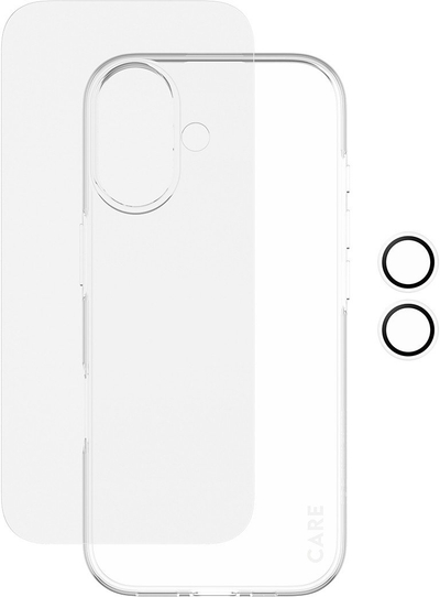 Paketë mbrojtëse SAFE by PanzerGlass 3 in 1, për iPhone 17, transparente