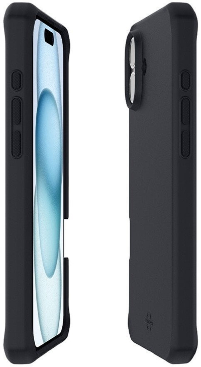 Mbulesë telefoni Mobilis 066073, për iPhone 16 Plus 6.69\", e zezë