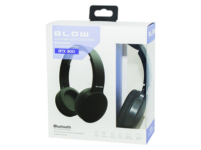 Kufje BLOW BTX300, Bluetooth, 20-20000 Hz, të zeza
