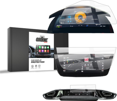 Folie mbrojtëse GrizzGlass CarDisplay Protection, 15,6"+10,25", transparente