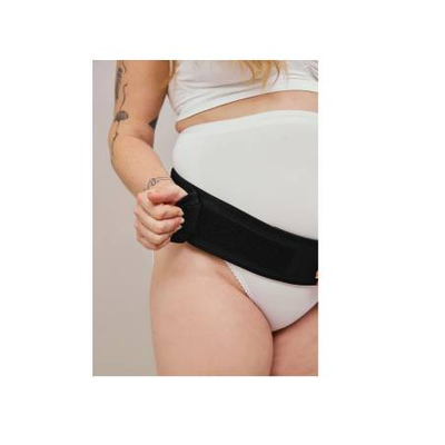 Shtrëngesë mbështetës për shtatzëna Carriwell, Velcro, S/M, i zi