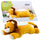 Lodër pelushi lion LEAN Toys, me projektor drite, me tinguj qetësues, kafe