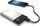 Power bank Terratec P40 Slim, 4000mAh, me ekran digjital, i zi me trup argjendi