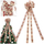 Kokardë dekorative për bredh Slowmoose Nutcracker, 130x33 cm, shumëngjyrëshe