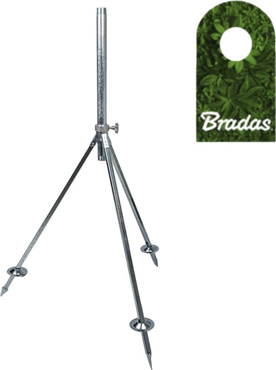 Stativ për spërkatës Bradas GK356034 GZ 3/4", lartësi 75-110 cm, metalik