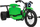 Go kart elektrik për fëmijë Ramiz Drift Bike 21, 2x12V, deri 70 kg, jeshil
