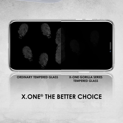 Xham mbrojtës X-One Full Cover Matte për iPhone 13 13 Pro, ekstra i fortë, transparent mat
