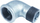 Nyje këndore Hydroland Elbow Galvanized 90°, 2", e galvanizume