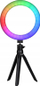 LED прстенесто светло Quadralite Ring Light 8\", RGB, USB, црна