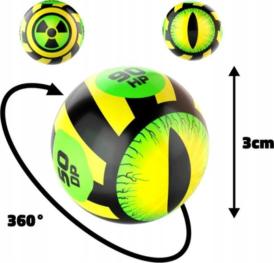Lodër figurë Epee Cool Balls Green Totem, 6 toptha, 6 veshje, jeshile