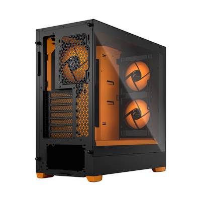 Kasë për PC Fractal Design Pop Air RGB, e zezë/portokalli