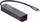 Hub USB C Akyga AK-AD-66, 3x USB 3.0, RJ45 Gigabit, gri