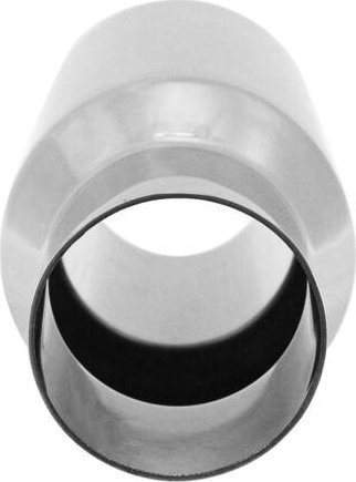 Majë shkarkimi universale inox, dalje 89mm, hyrje 63mm, krom e lustruar