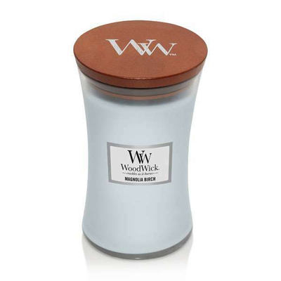 Qiri aromatik WoodWick Manolia Birch, 609.5 g