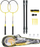 Set 2 raketa + 3 penda rrjete 600x60 cm për badminton NILS Extreme NRZ262