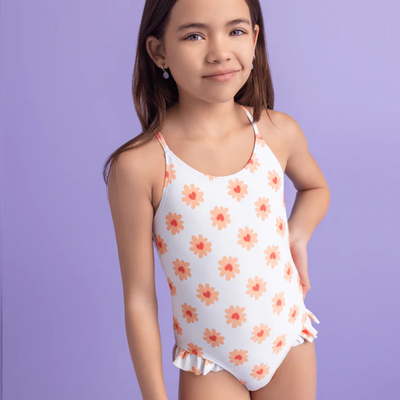 Swimsuit | Floral Love | për vajza pa mëngë  134/140