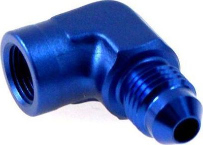 Lidhës këndor TurboWorks AN3, 1/8"-27 NPT, alumini