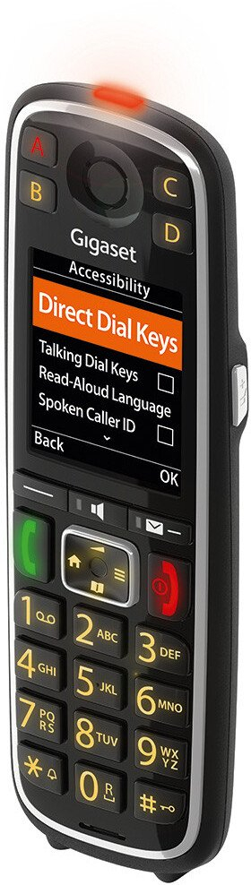 Telefon fiks pa tela Gigaset E720HX, analog DECT, Bluetooth, i zi