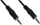 Kabllo audio InLine Jack 3.5mm mashkull–mashkull, 0.3m, e zezë
