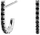 Vathë PDPAOLA BLACK BIRD Silver AR02-094-U sPD0234