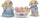 Set lodrash Sylvanian Families Flora Rabbit Family, familje lepujsh, shumëngjyrëshe