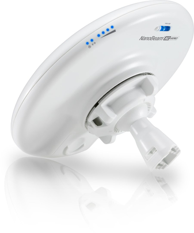 Urë rrjeti Ubiquiti NanoBeam 5AC Gen 2, 450 Mbit/s, 5 GHz, e bardhë