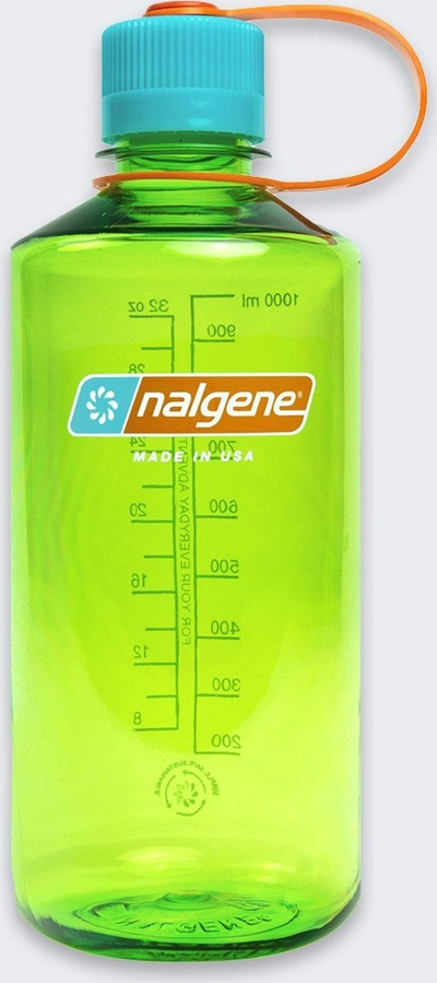 Shishe uji Nalgene Narrow Mouth, 1000 ml, e gjelbër