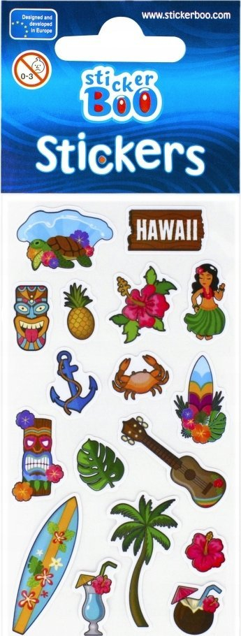 Декоративни налепници Sticker Boo World Travel 2, серија патувања, повеќебојни