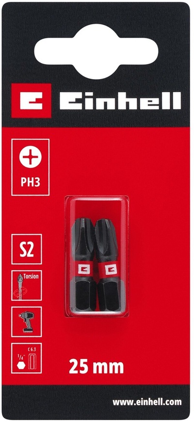 Set bitash Einhell Impact PH3, 25 mm, 2 copë