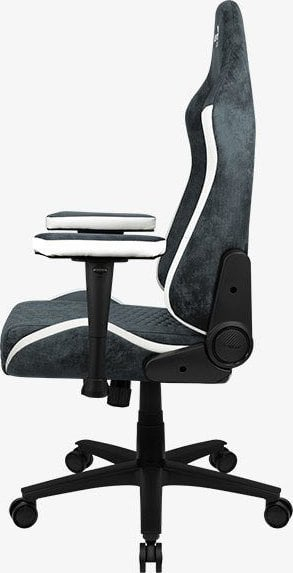Karrige gaming Aerocool Crown AeroSuede, Steel Blue, e zezë/e bardhë