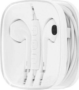 Kufje stereo për iPhone me Lightning, me mikrofon edhe telekomandë, të bardha