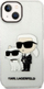 Mbulesë telefoni Karl Lagerfeld KLHCP14MHNKCTGT, për iPhone 14 Plus, e tejdukshme, me shkëlqim