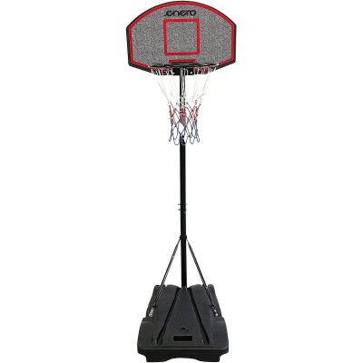 Kosh basketbolli për kalamaj Vizari Junior, i rregullueshëm 1.6-2.2 m, me bazë portative, i zi