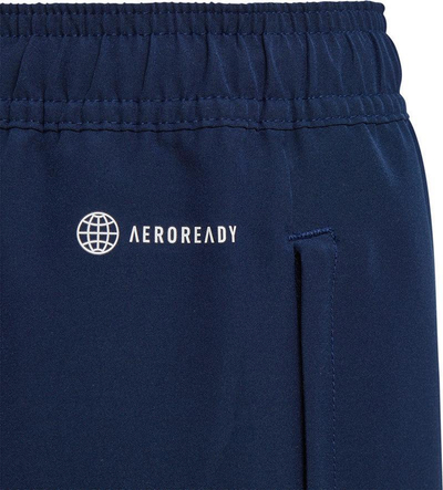 Pantallona sport adidas Entrada 22 Jr H57524, poliestër i ricikluar, AeroReady, blu navy