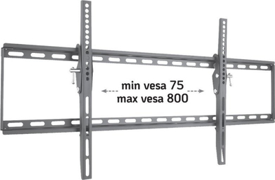 Mbajtëse muri për TV Slim Tilt Eco, 42-80\", mban deri 60 kg, e zezë