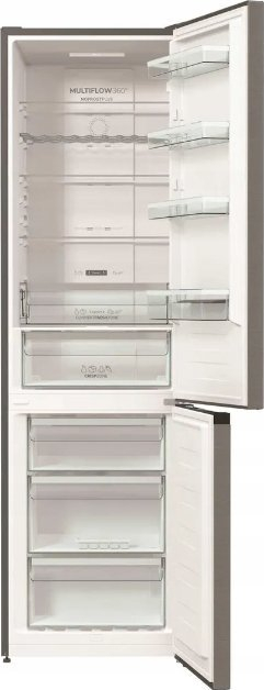 Frigorifer kombinuar Gorenje NRK620CA2XL4, 331L, NoFrost, argjendti