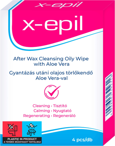 Faculeta pastruese pas depilimit X-Epil, me vaj, 4 copë