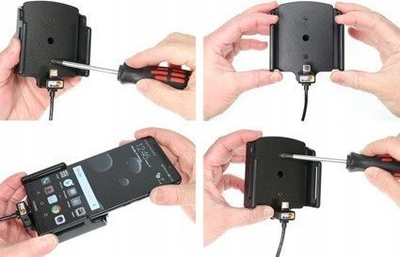 Mbajtës universal makine Brodit 721203, USB Type C, 70-83 mm, i zi