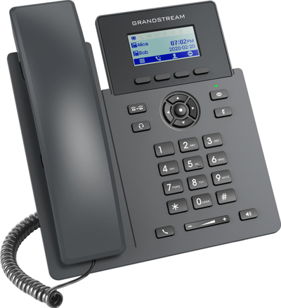 IP телефон Grandstream GRP2601, 2 линии, PoE, црн