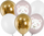 Balona latex PartyDeco Ari Polar, 30 cm, set 6 copë, shumëngjyrëshe