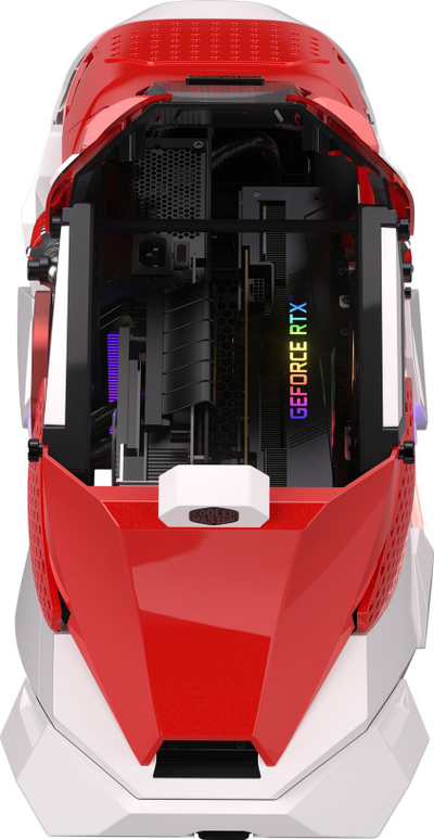 Kornizë kompjuteri Cooler Master Sneaker X ITX, gaming, RGB, e kuqe