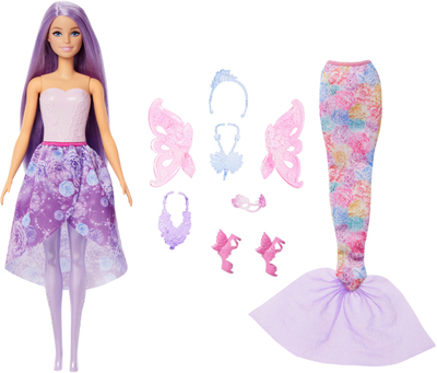 Set me gërneca Barbie Fantasy Fashion Pack, me rroba edhe gërneca me fanta, shumëngjyrësh
