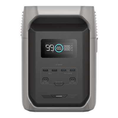 Stacion portabël energjie EcoFlow DELTA 3 1500, 1536Wh, karikim i shpejtë, gri