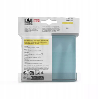 Mbështjellëse kartash loje Gamegenic Just Sleeves, 44 x 67mm, 150 copë, transparente