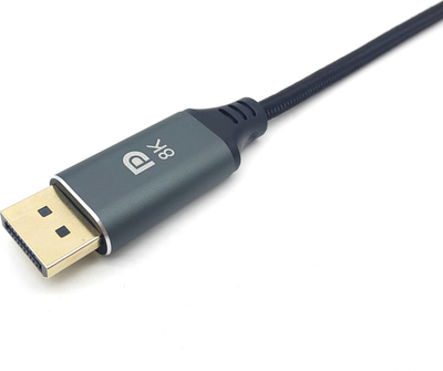 Kabllo Equip USB-C në DisplayPort Premium, 2m, 8K 60Hz, e zezë